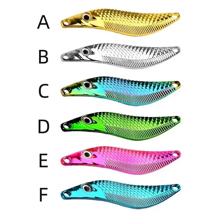 Leurres métalliques VIB Aorace 7g-20g - Cuillères spinner sangsue avec plume pour pêche nocturne brochet perche