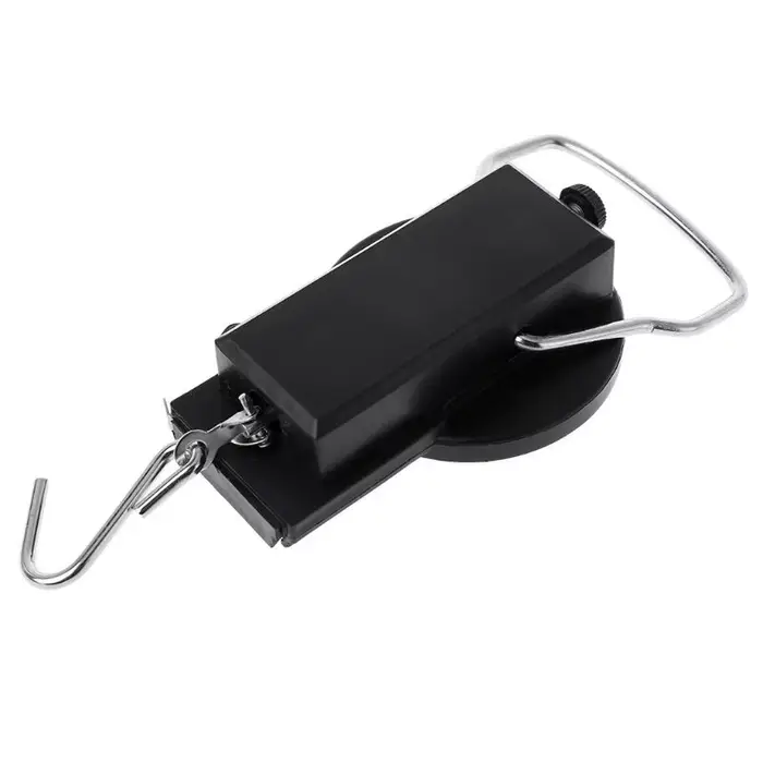 Balance suspendue portable 22kg/50lb pour pêche - Pèse-poissons avec mètre ruban et crochet robuste