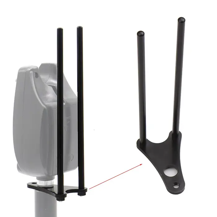 JSFUN barres anti-accrochage aluminium pour alarmes de touche - anti-chute et anti-vent pêche carpe