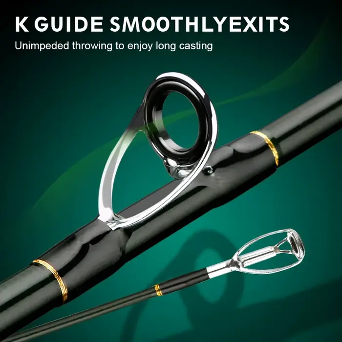 Canne à pêche carbone portable CEMREO 1.8m-2.4m - Spinning et casting, qualité voyage MACARS
