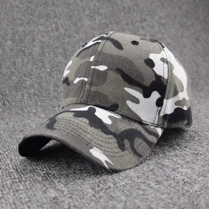 Casquette camouflage pêche homme - Chapeau de soleil tactique pour pêche en mer et rivière