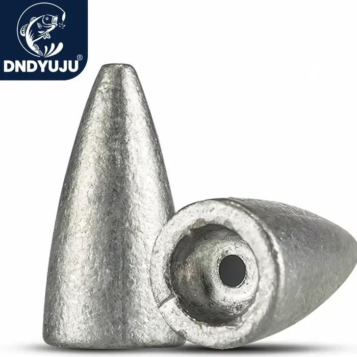 10 plombs de pêche DNDYUJU 2-20g pour montage Texas rig en eau douce - Set complet