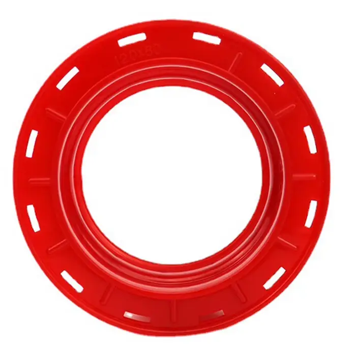 Bobine circulaire pour enroulement fil de pêche 120x80mm avec poignée plastique et anneau de guidage