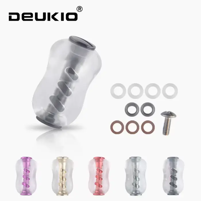 Poignée acrylique DEUKIO DIY pour modification moulinet spinning baitcasting accessoires personnalisation