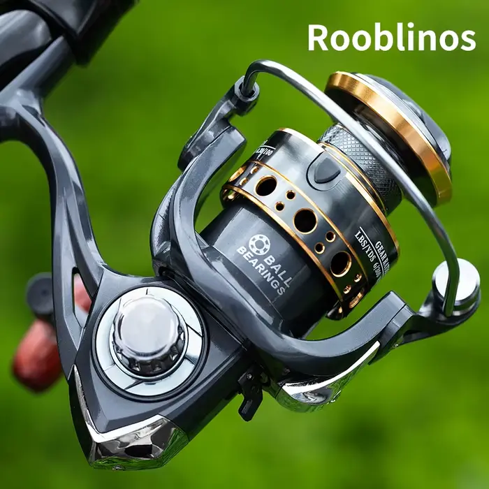 Moulinet Spinning Rooblinos BK Polyvalent Bobine Métal Interchangeable Pêche Truite Carpe Eau Douce Salée