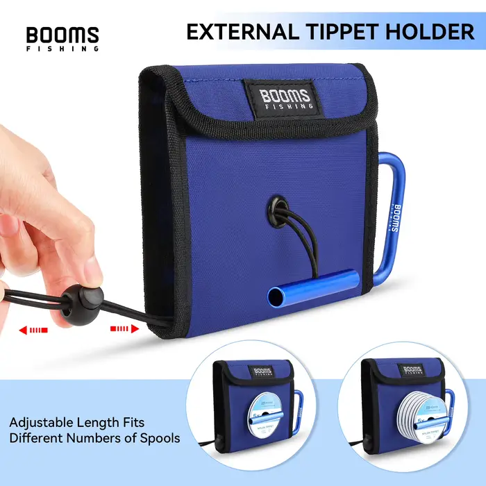 Boite rangement pêche Booms Fishing SH2 - 10 poches étanches pour mouches et bas de ligne