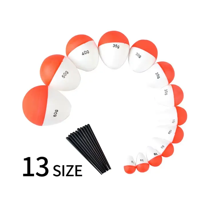 5 flotteurs pêche EVA mousse 2g à 60g pêche leurre appât flottabilité réglable accessoire polyvalent