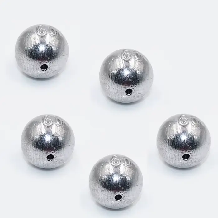 5 plombs oeufs pour pêche de 2g à 30g - Poids plomb résistant déformation - Boîte split shot pour pêche précise
