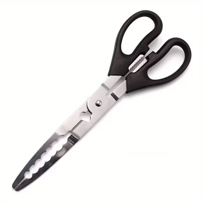 Pince de pêche longue multifonction avec coupe-fil et pince à crabes en acier inoxydable