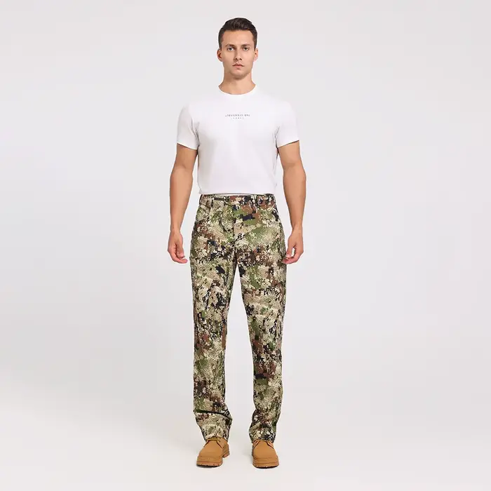 Pantalon jungle camouflage de qualité pour chasse et pêche - Tenue de travail outdoor résistante