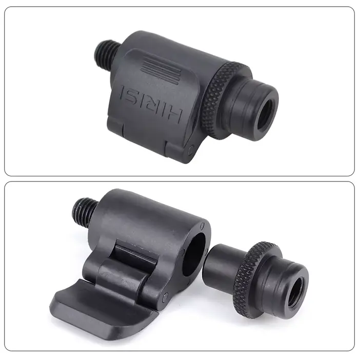 Connecteur rapide aluminium Hirisi AQ211 pour alarmes pêche - Accessoire pod et bank sticks