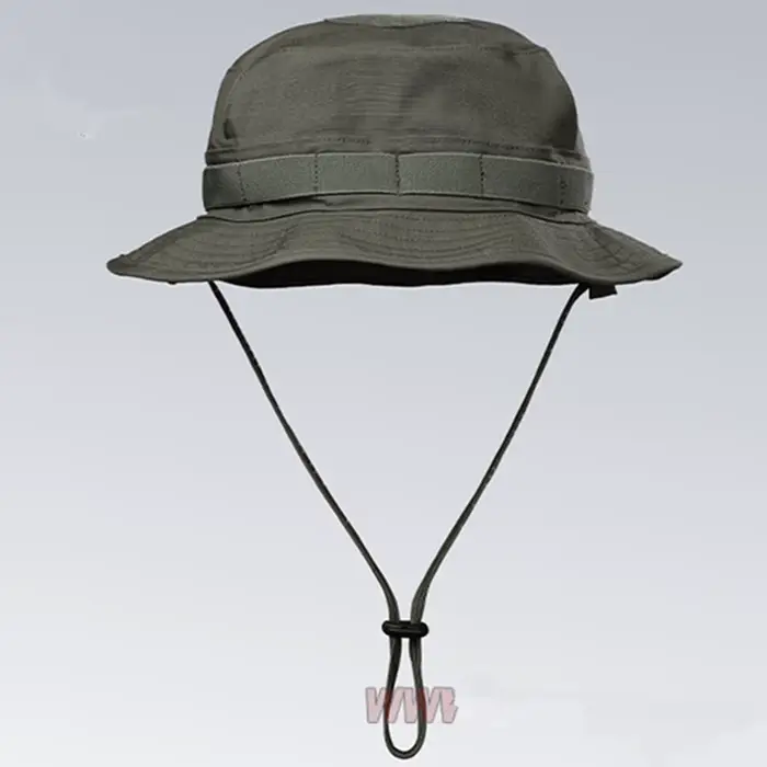Chapeau boonie camouflage pêche - Brim court été respirant pêche chasse sport soleil
