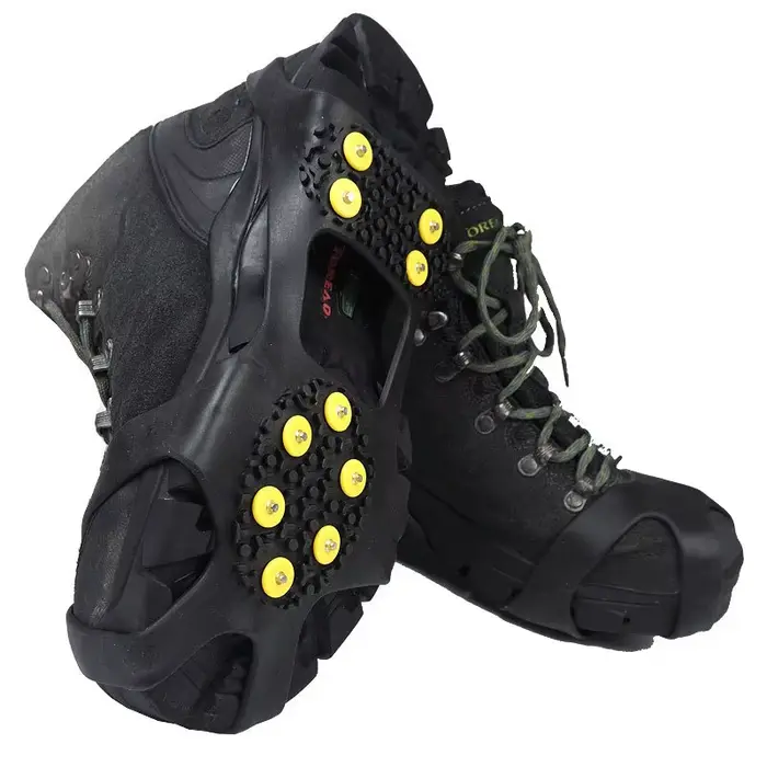 Couver-chaussures à clous antidérapants semelle amovible pêche roche mer waders bottes antichute équipement