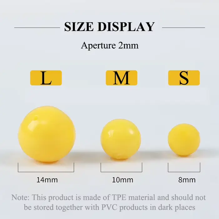 Leurre flottant maïs 50PCS - Appât artificiel TPE pour carpe avec flottabilité réglable 8-14mm