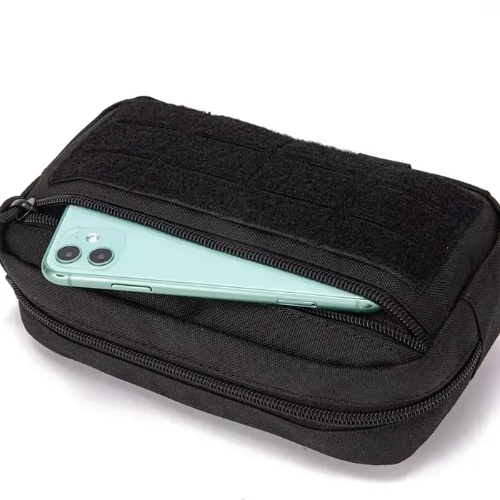 Poche tactique Molle EDC kit premier secours téléphone ceinture urgence pêche
