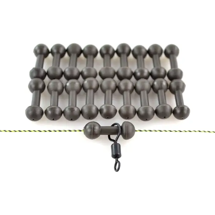 20 perles pour montage chod rig hélicoptère Hirisi - Accessoires de terminal tackle pour pêche carpe