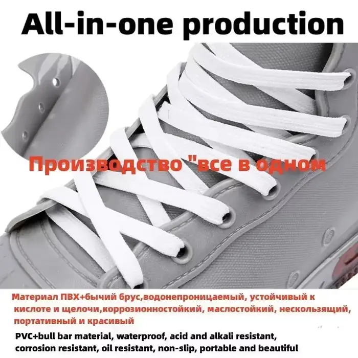 Bottes de pêche homme 2023 imperméables antidérapantes caoutchouc durable chef travail