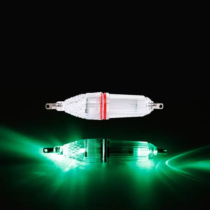 Lampe de pêche LED submersible pour attirer les poissons la nuit en mer avec double éclairage