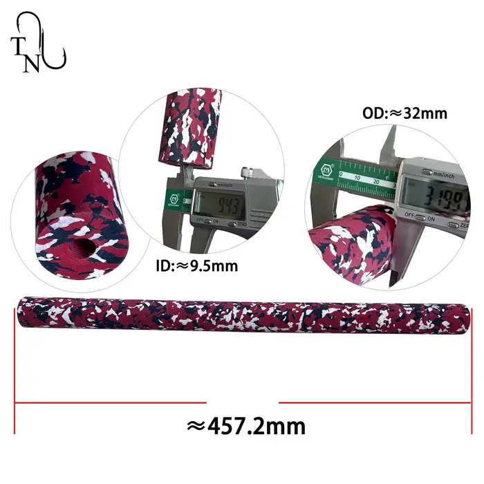 Poignée EVA mousse TN23 457mm diamètre 32mm composants canne DIY réparation pêche