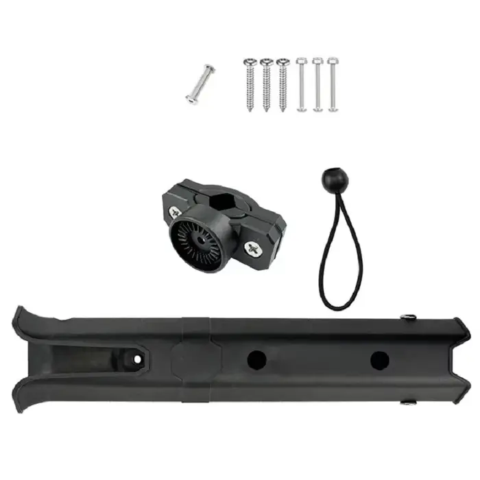 Support canne pêche réglable avec tube et pince pour bateau kayak yacht fixation facile et stable