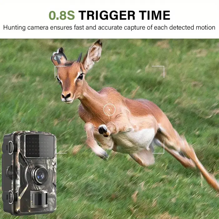 Caméra de chasse 16MP 1080P infrarouge 940nm - Détection de mouvement pour pièges photos wildlife