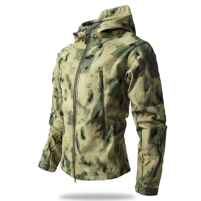 Veste d'assaut camouflage trois-en-un homme toutes saisons respirante coupe-vent chaude sport 4XL