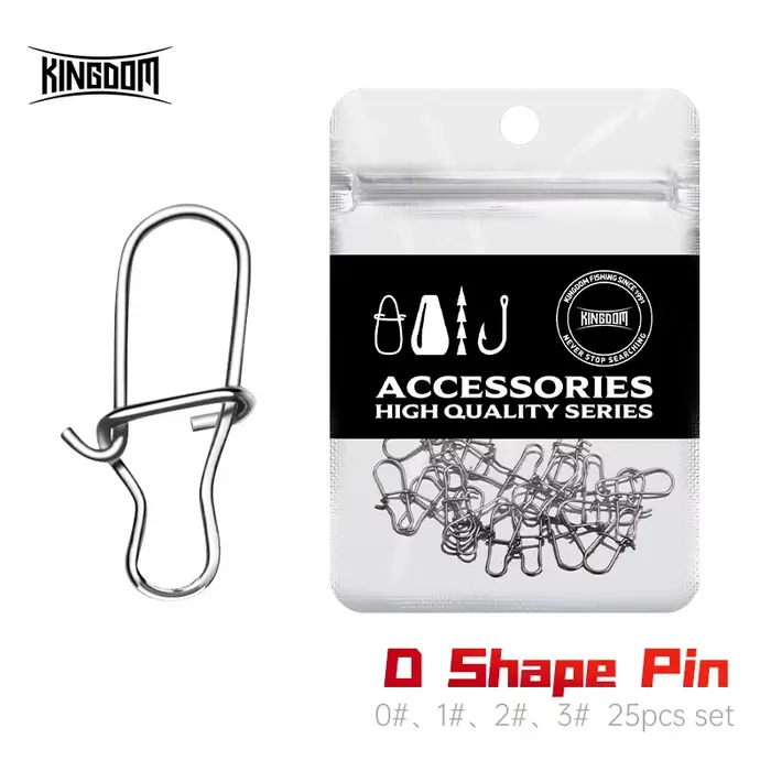 Kingdom 25 attaches D acier inoxydable ultra-résistantes - Accessoires leurres pêche sportive