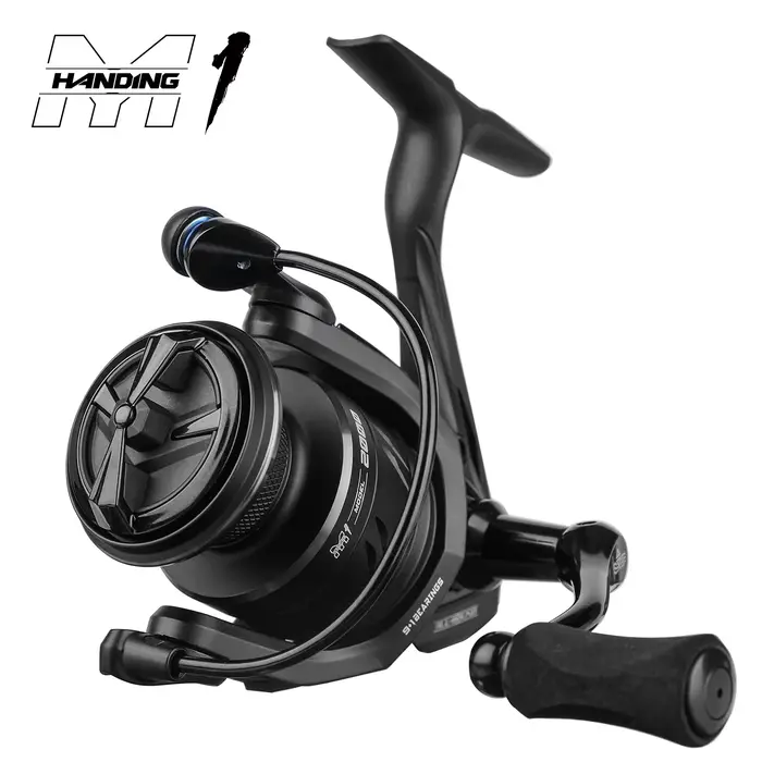 Moulinet de pêche spinning HANDING M1 12kg de drag, 9+1 roulements à billes et ratio 5.2:1