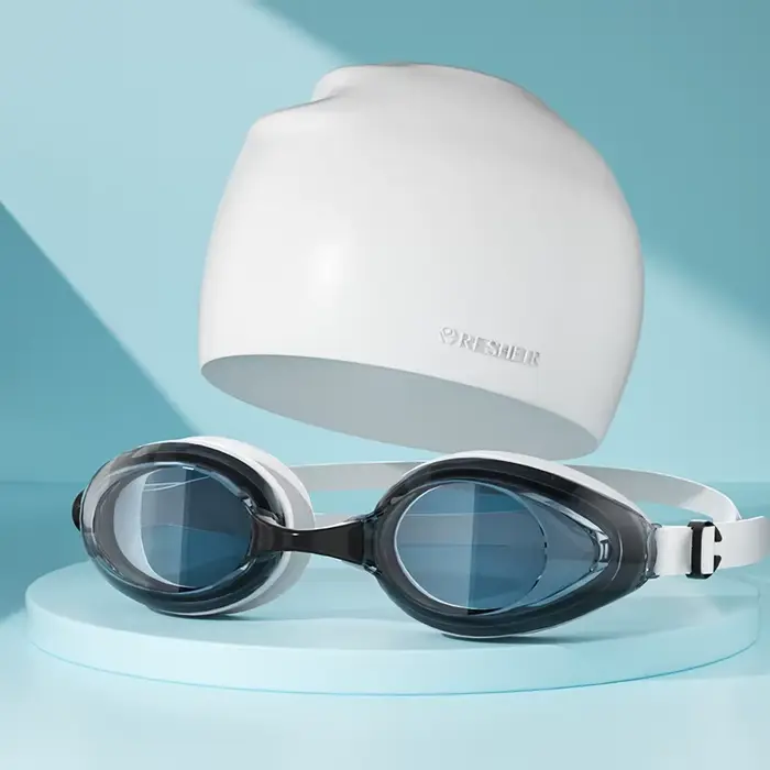 Lunettes de natation unisexes professionnelles étanches anti-buée avec protection UV intégrée