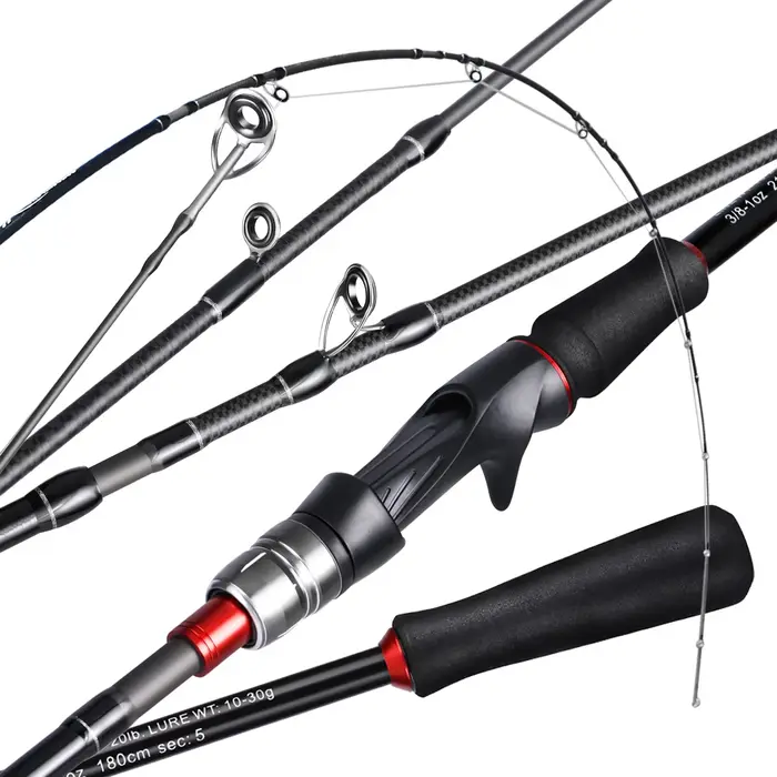 Canne leurre Sougayilang 1.8m 2.1m spinning casting carbone poignée EVA pêche professionnelle