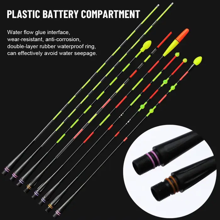 Flotteur électronique nano LED ultra sensible - Détection intelligente pour pêche nocturne précise