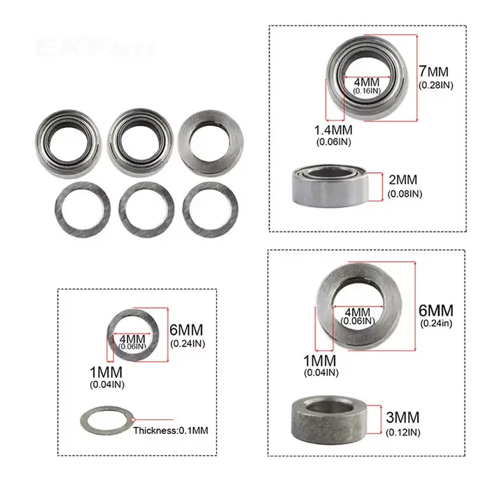 Kit Outils Poignée Moulinet Pêche - Vis Écrous Rondelles Axe Acier Inox Assemblage Pièces Détachées