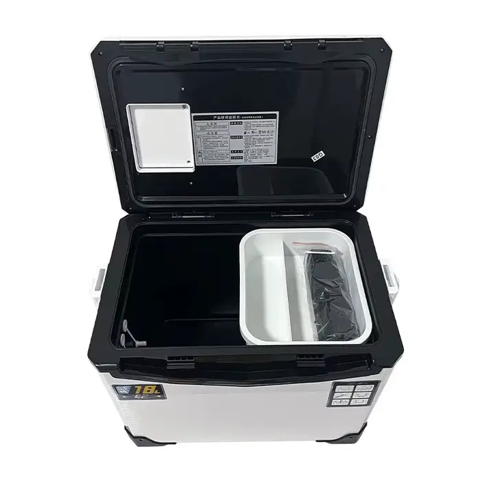 Glacière de pêche 10L à 48L avec aérations portables - Bac de rangement équipement pêche - Conservation poissons