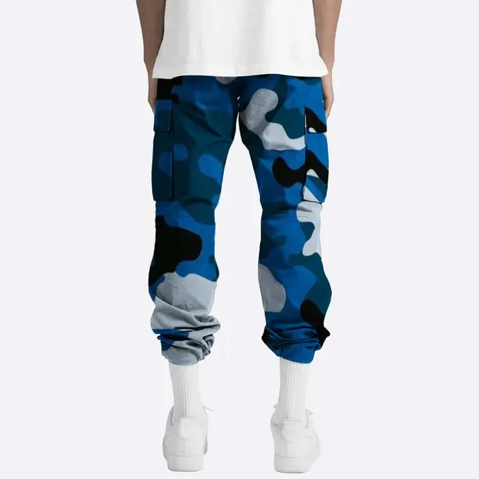 Pantalon de jogging camouflage avec poches pour pêche - Taille élastique confort randonnée pêche