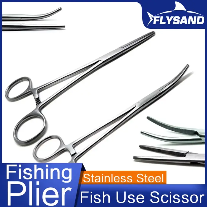 Pince multifonction pêche FLYSAND - Pince coupe-ligne extracteur hameçon en acier inoxydable