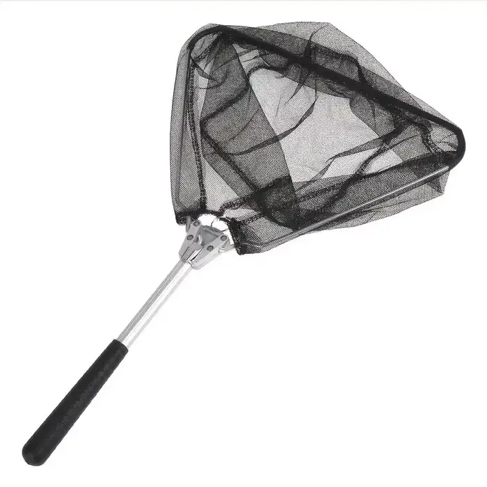Filet d'épuisette pliable robuste 5.91FT/7.87FT pour kayak, pêche à la mouche et gros poissons