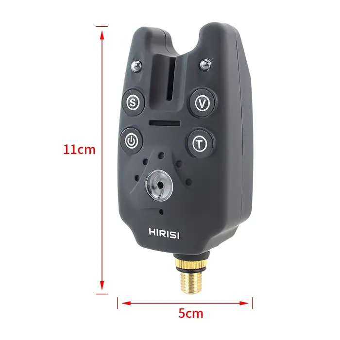 Hirisi B1101 2 Alarmes de Touche Carpe Réglables - Contrôle Volume, Ton, Sensibilité LED Indicateur