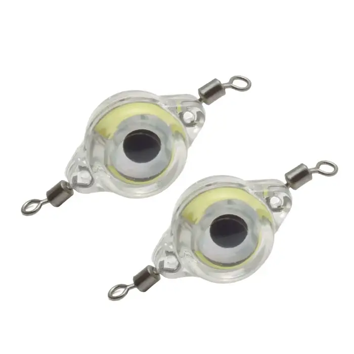 Lampe leurre LED mini œil de poisson - Appât clignotant submersible étanche équipement pêche