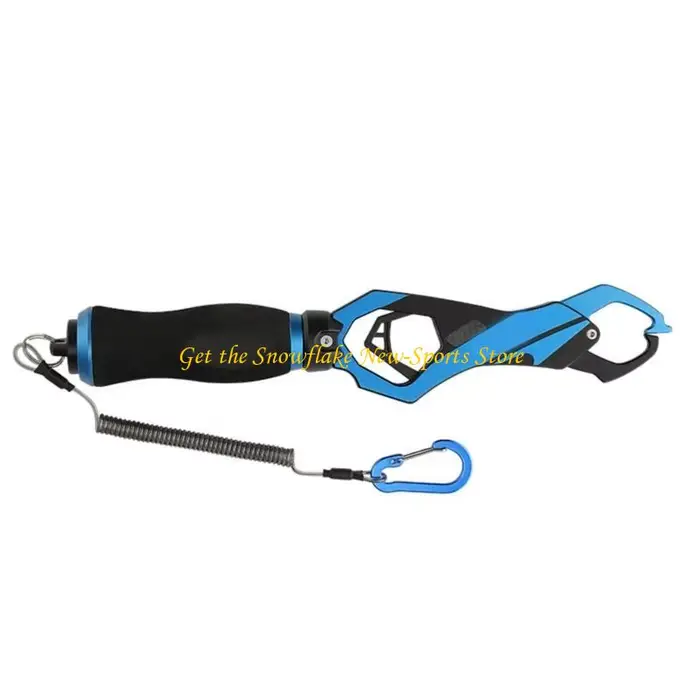 Pince à prise E56D BLOOKE avec pèse-poisson intégré - Grappin et décrocheur en alliage aluminium pour poissons