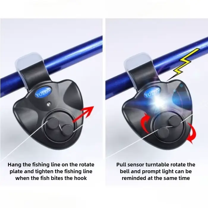 Fishing Bite Alarm Camping equipment Electronic Buzzer on fishing rod with Loud 