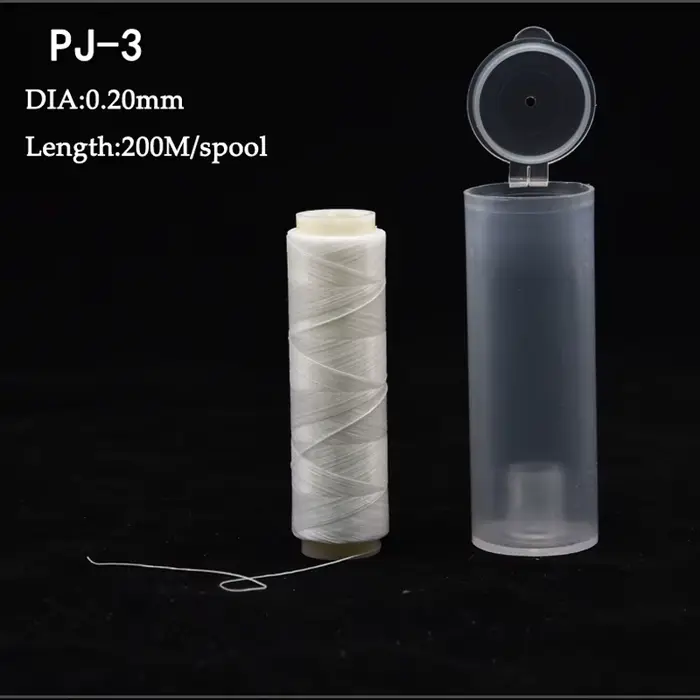 Fil élastique invisible PJ haute résistance pour appâts de pêche en mer - Bobine polyester