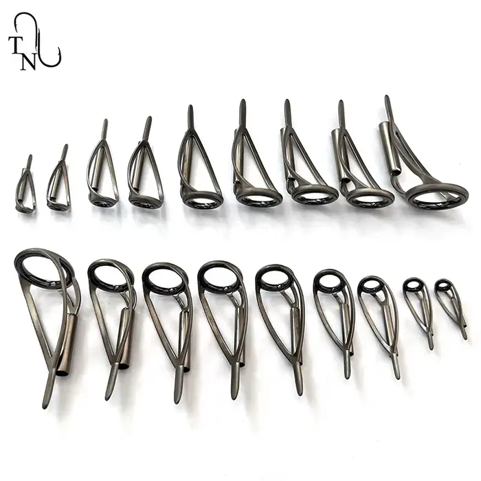 Kit 5 pièces TN99 TUCRLST anneaux guidon canne pêche rechange réparation eau salée