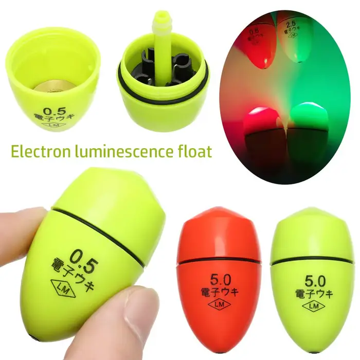 Flotteur électronique luminescent pour pêche rocheuse - Détection des vagues et pêche de nuit