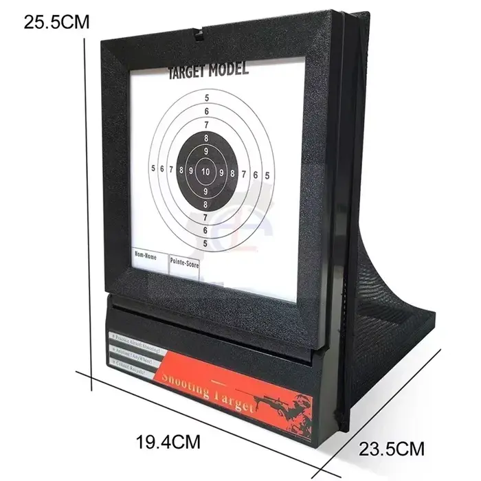 Système cible airsoft AEG complet avec filet et support - Pour entraînement BB pellets indoor outdoor