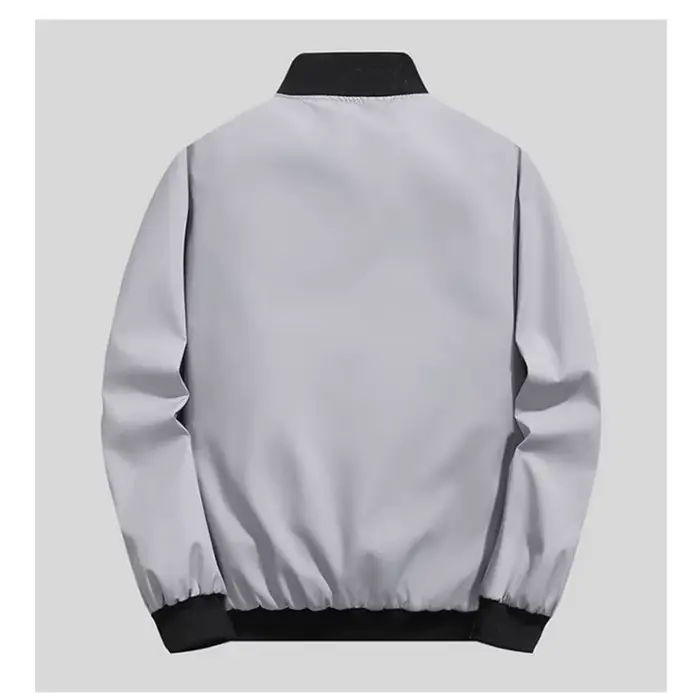 Veste décontractée homme pêche printemps automne coupe-vent zip confortable vêtements outdoor