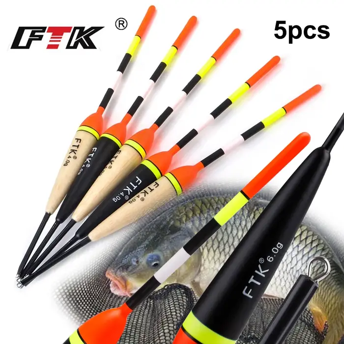 Set professionnel de flotteurs FTK 2g-6g pour pêche verticale Barguzinsky 19-23cm