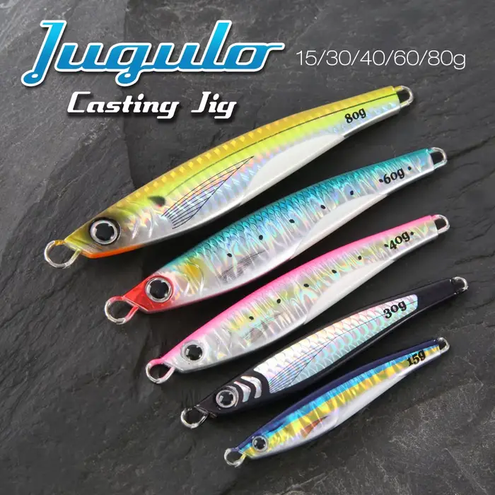 Leurre casting FSTK Jugulou 15g à 80g pour bar thon pêche en mer leurres longue distance