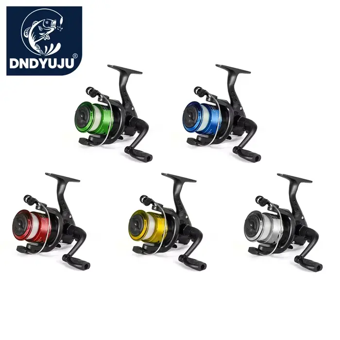 Moulinet spinning DNDYUJU 5.2:1 avec ligne et leurres inclus pour pêche au lancer en mer et rivière