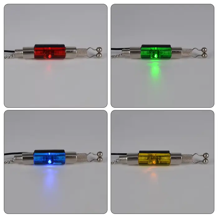 Indicateur LED swinger Hirisi B2008 - Alarme de touche pour pêche à la carpe avec accessoires