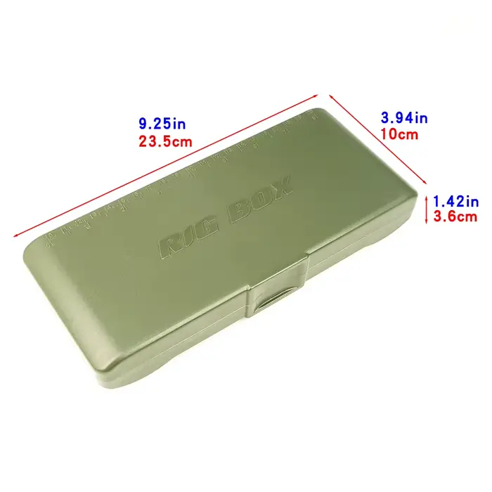 Porte-montages Hirisi rig wallet boîte rangement bas de ligne zig chod stiff hair rig pêche carpe